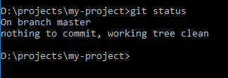 git status 2