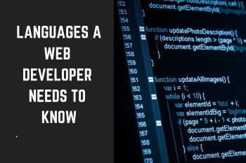 What Languages Do You Need to Know to Become A Web Developer?